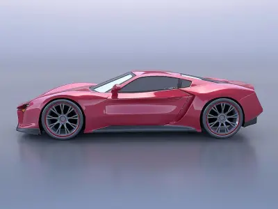 Anfeox concept car 3D model