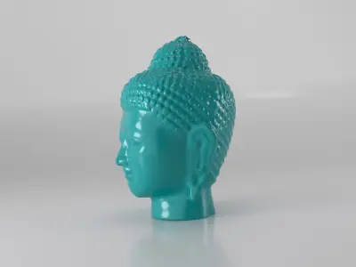 Buddha sculpture 3D model