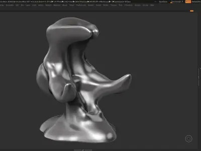 Modern Abstract Decorative sculpture 3d print model 58 3D print model