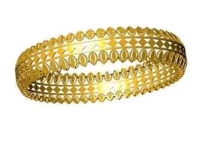1222 Triad Echo Bangle 60MM-12gm 3D print model