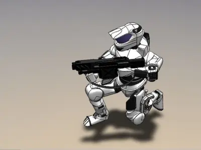 Robot Soldier 3D model purchase