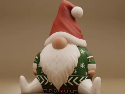 Christmas Gonks 3D print model