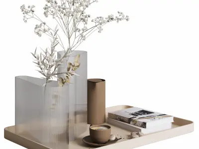 Coffee set 04 3D model