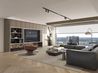 Living Room Scene 6 3D model