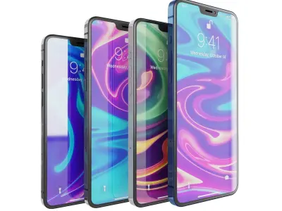 Apple iPhone 12 collection  3D model