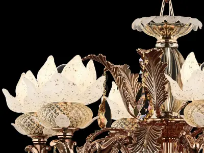 MD 89350-6-2 Osgona Chandelier 3D model