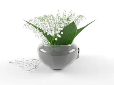 Lily of the valley 3D model