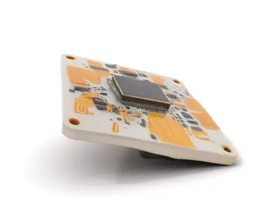 Compact Circuit Board model pack Low-poly 3D model