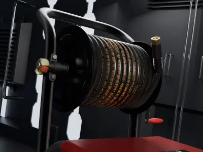 Car washing machine High Pressure Washer 3D model