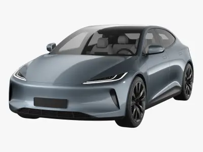 Generic Electric Car 2 3D model