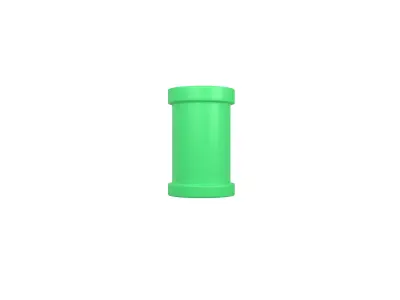 Pipe v6 006 Low-poly 3D model