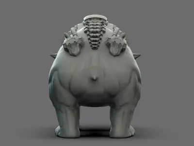 Soleucy - Bear - Hunter Pet 3D model