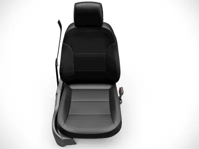 Seat v7 Low-poly 3D model