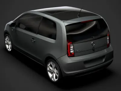 Skoda Citigo 3D 2016 3D model