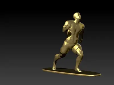 Surfer Pendant 3D print model