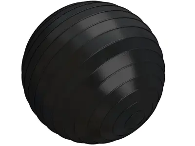 Yoga Ball Black 3D model