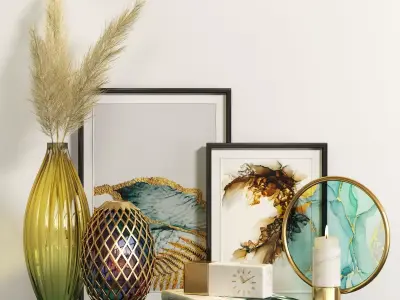 Decorative Set Qr 01 3D model