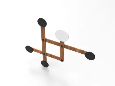 Zei Coat Hanger Low-poly 3D model