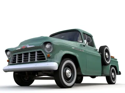 Chevy 3100 Steepside Pickup 1955 3D model