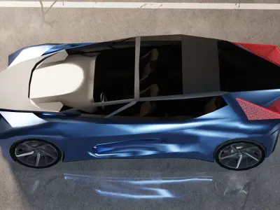 Lexus LF-30 Low-poly 3D model