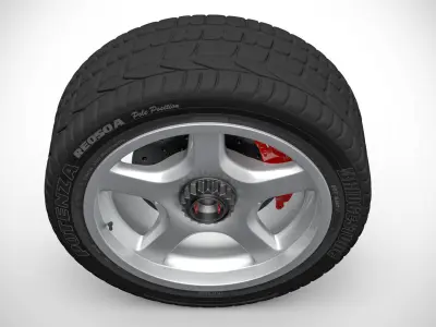 Wheel v7 3D model