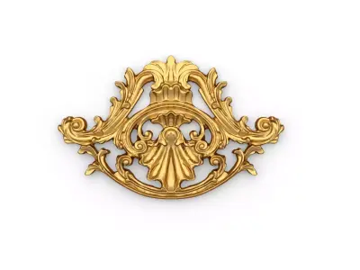 Classic decor ornament 332 3D model