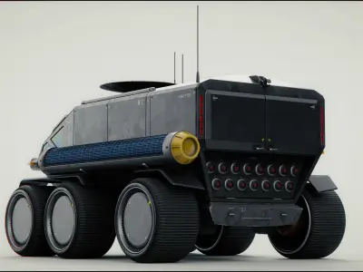 Toyota Lunar Cruiser Jaxa Moon Rover 3d Textures 3D model