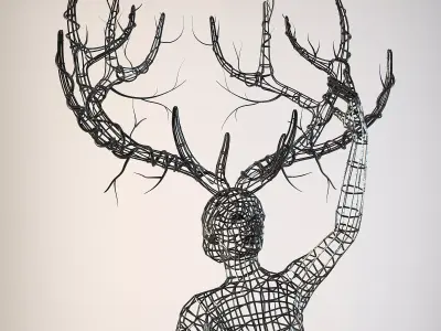 Wire Sculpture 3D model