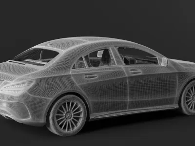 Mercedes benz CLA Amg 3D model