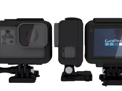 3D GoPro 3D model