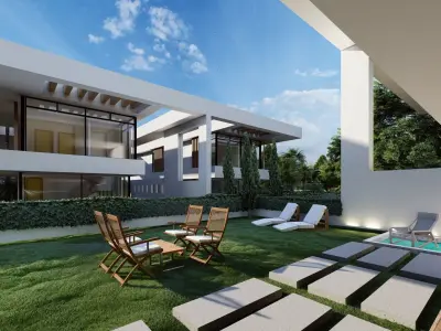 Luxury Modern Villa 3D Model for Architectural Visualizations 3D model