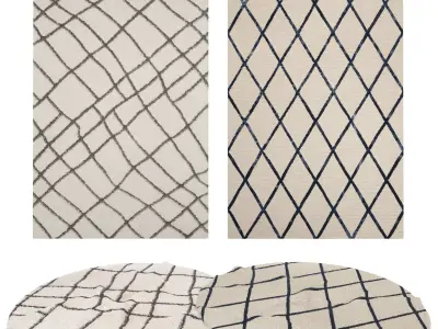 Rugs No 373 Low-poly 3D model