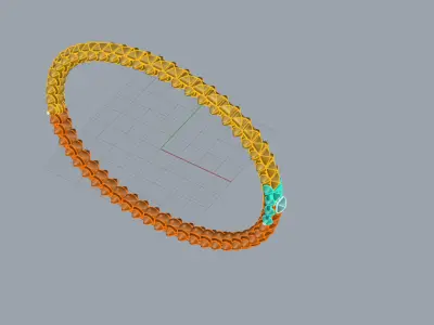 Clash Bracelet 51409 3D print model