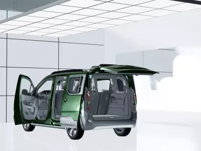 Peugeot e-Rifter 2024 3D model