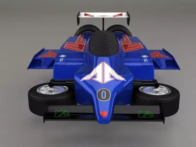 MASK Formel 1 Concept Racing Car with XPresso  3D model