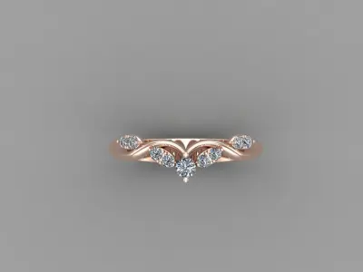 Solitaire Ring SR71 Version 1 3D model