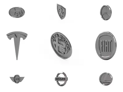 Car brand logo model   3D print model