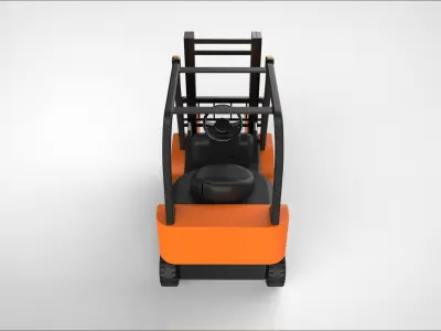 forklift truck 3D model