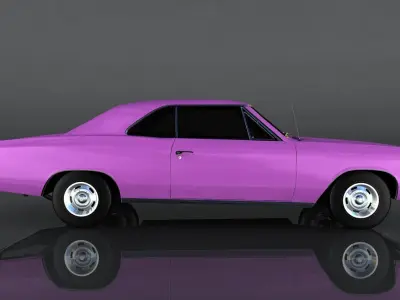 Chevrolet Chevelle SS Low-poly 3D model