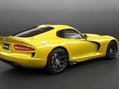 Dodge Viper SRT HQ Interior 3D model