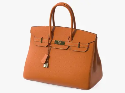 Hermes Birkin Bag 3D model
