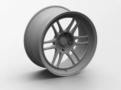 Enkei RPF1 Rim 3D Model 3D model
