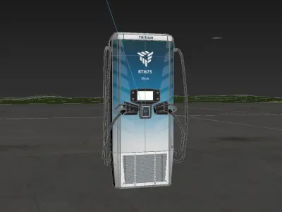 Tritium RTM DC Charger 75kW 3D model