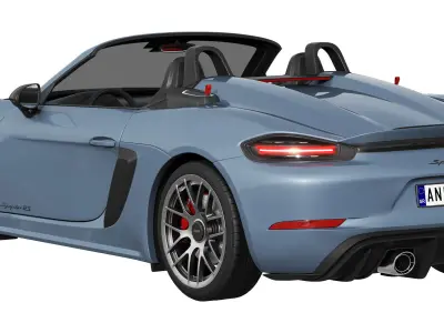 Porsche 718 Spyder RS 2024 3D model