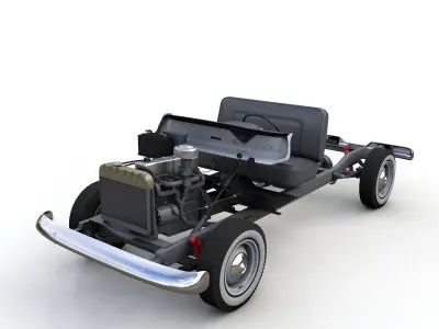 Chevy 3100 Steepside Pickup 1957 3D model