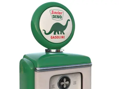 Vintage SINCLAR  Gas Pump 1948  3D model