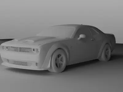 DODGE CHALLENGER DEMON 3D model