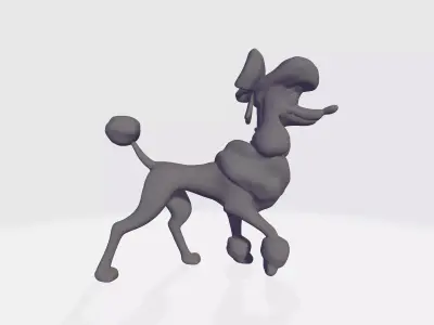 Poodle Georgette - STL 3D model