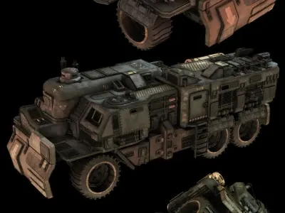 War Vehicle 3D model