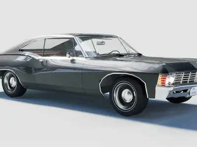 1967 Chevrolet Impala 3D Model for Architectural Visualization  3D model